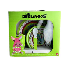 5-teiliges Melamin-Dinner-Set mit Geschenkbox Design